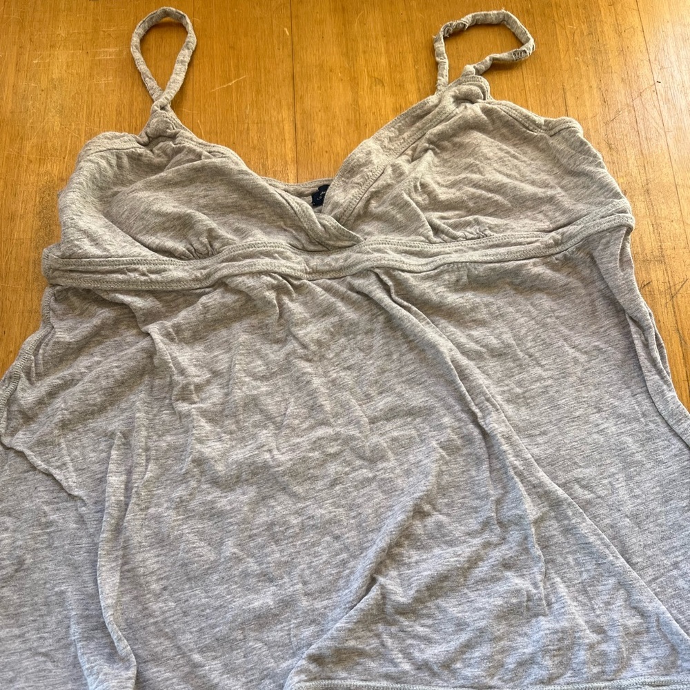 American Eagle Outfitters Gray Tank Top